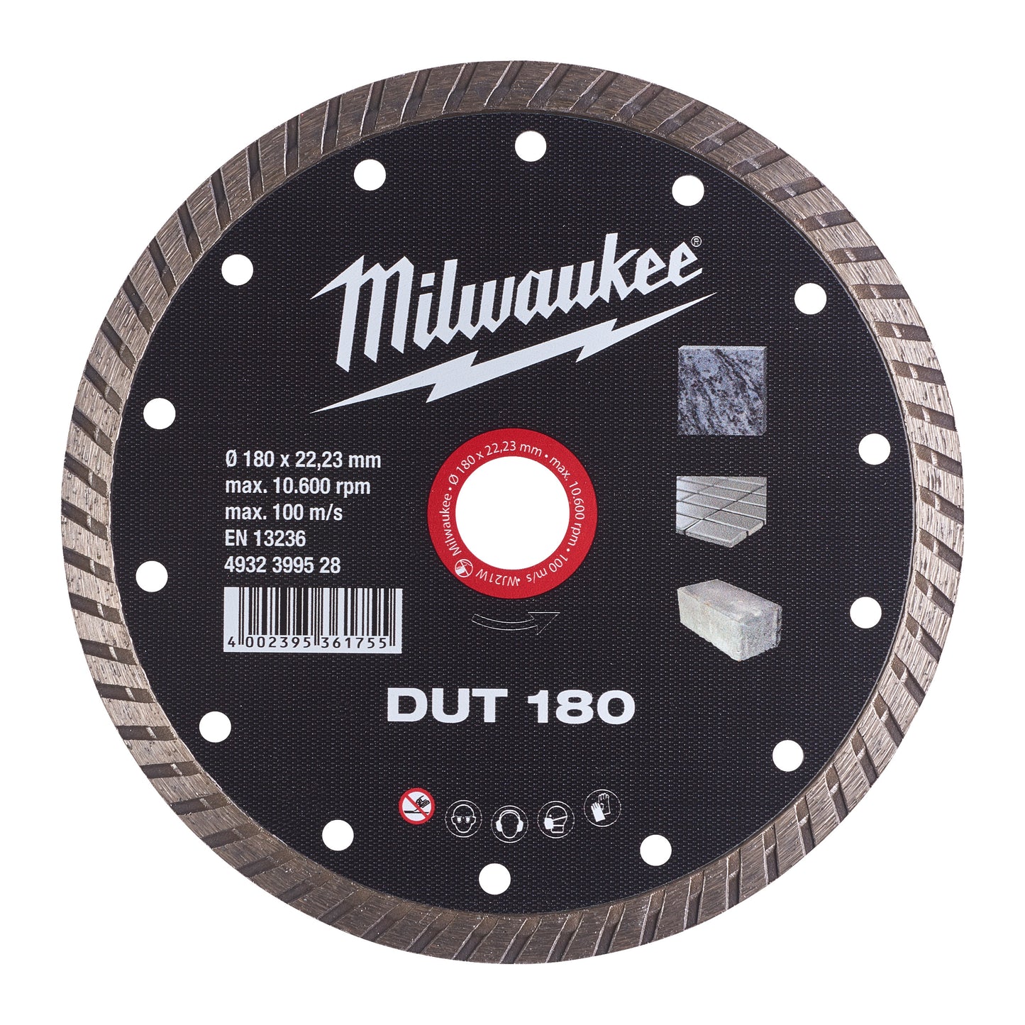 MILWAUKEE Diamantový kotúč DUT 180 × 22,2 mm