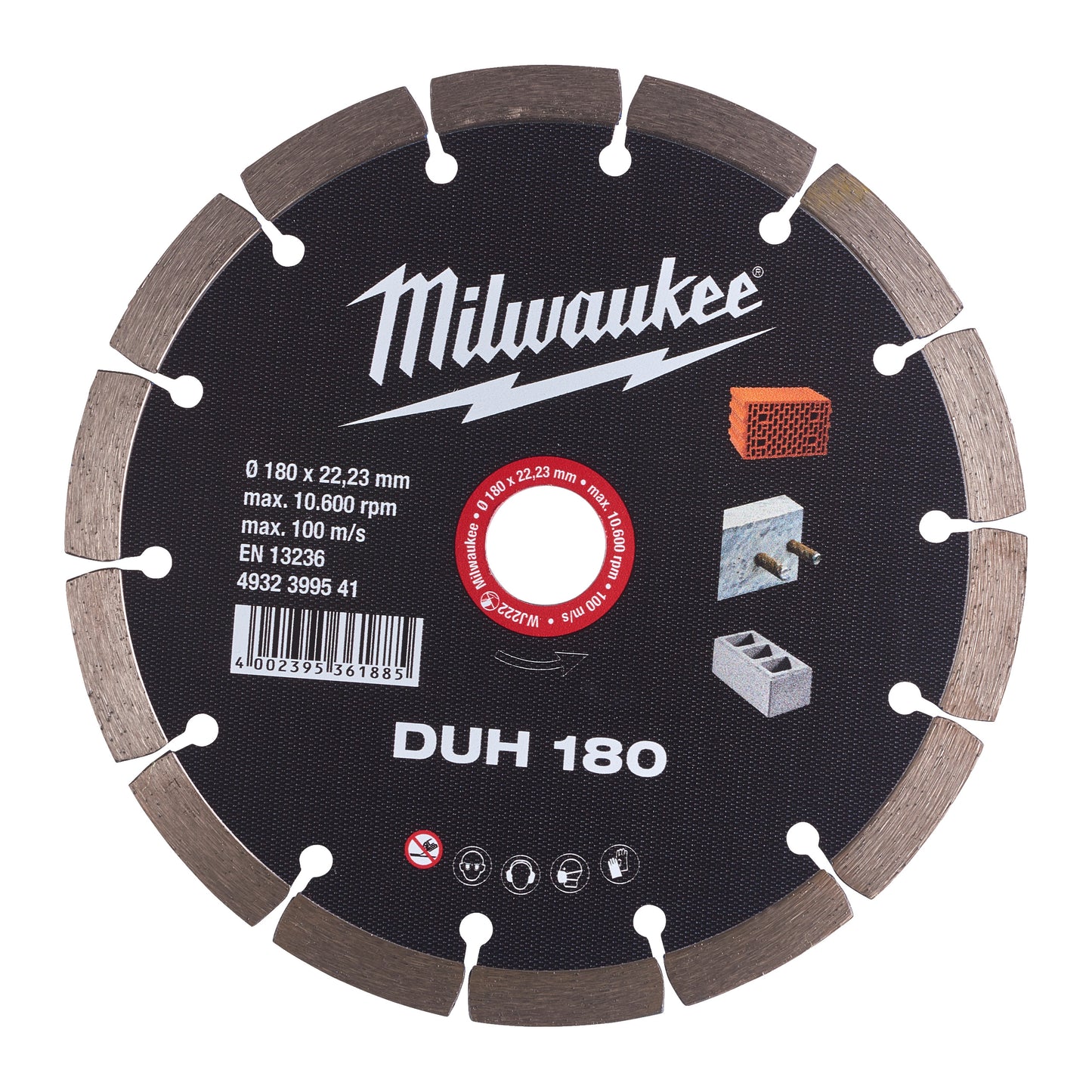 MILWAUKEE Diamantový kotúč DUH 180 × 22,2 mm