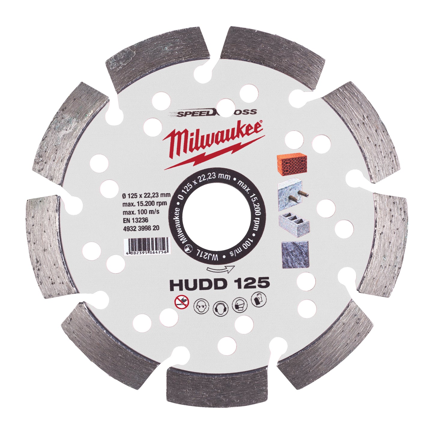 MILWAUKEE Diamantový kotúč HUDD 125 mm
