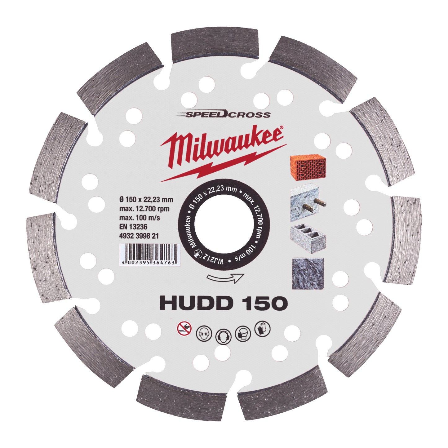 MILWAUKEE Diamantový kotúč HUDD 150 mm