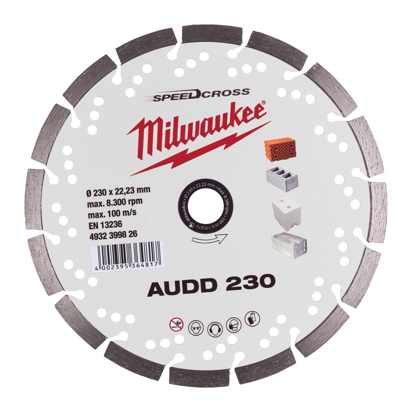 MILWAUKEE Diamantový kotúč AUDD 230 mm