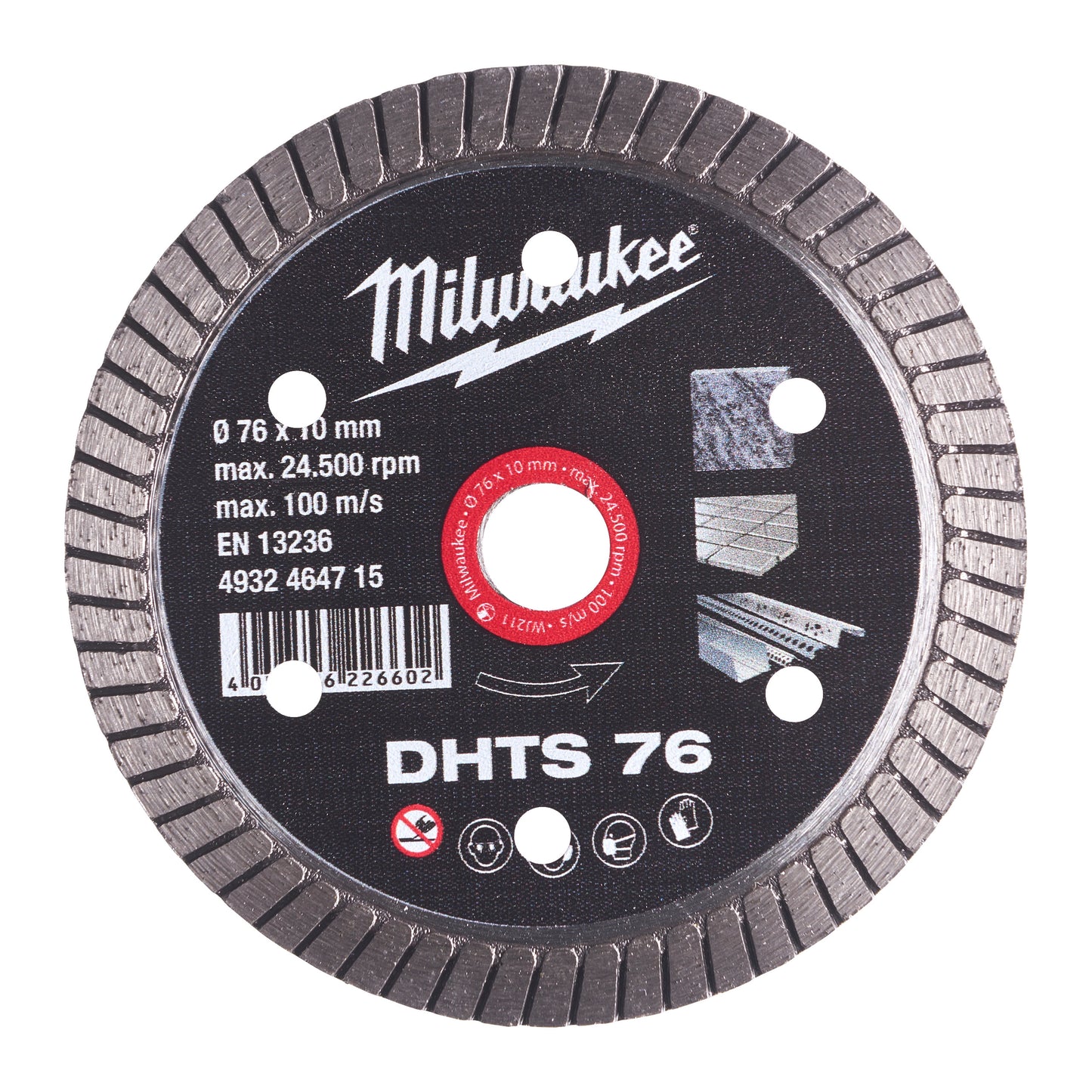 MILWAUKEE Diamantový kotúč 76mm pre M12 FCOT