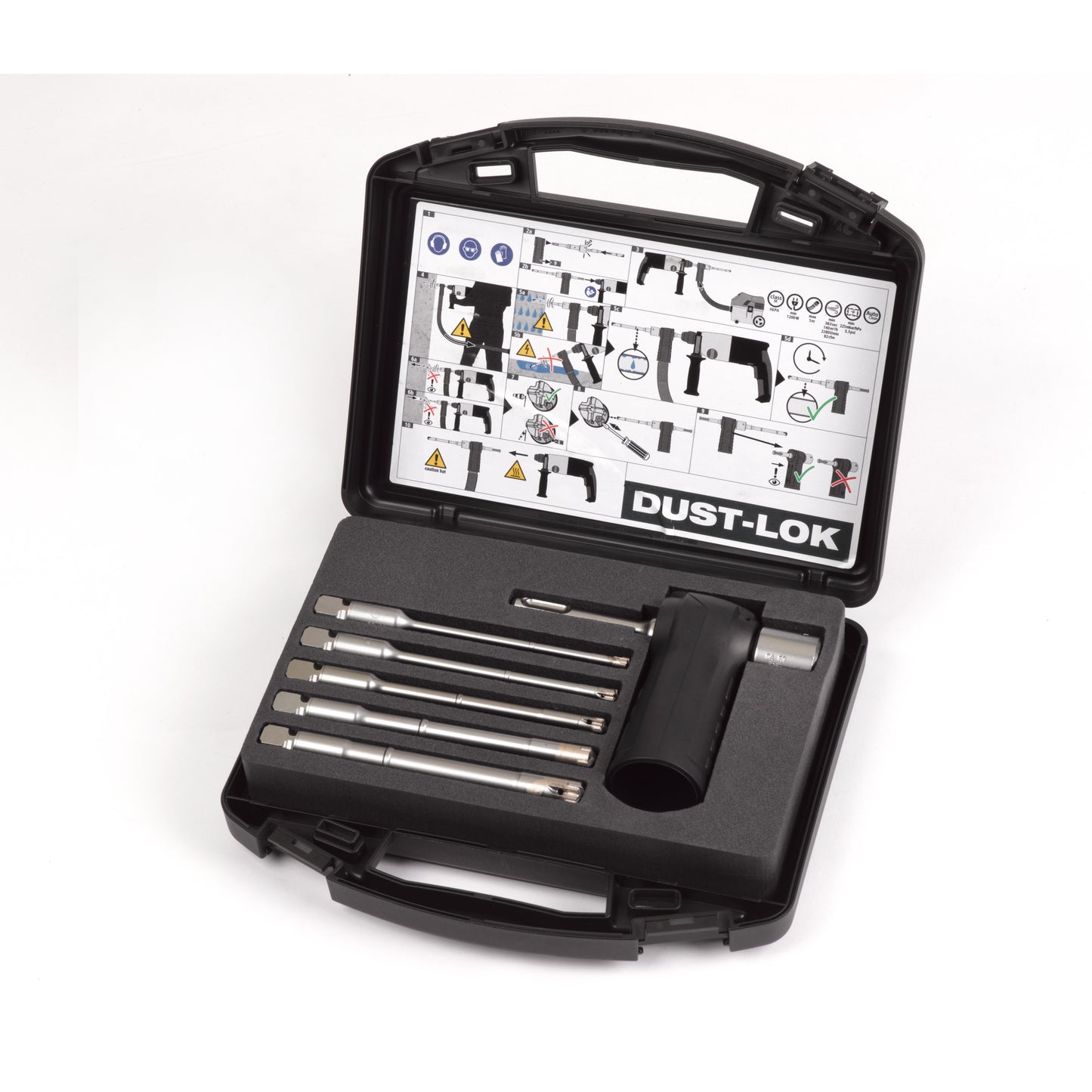 MILWAUKEE Sada vrtákov SDS-plus DC - 6ks