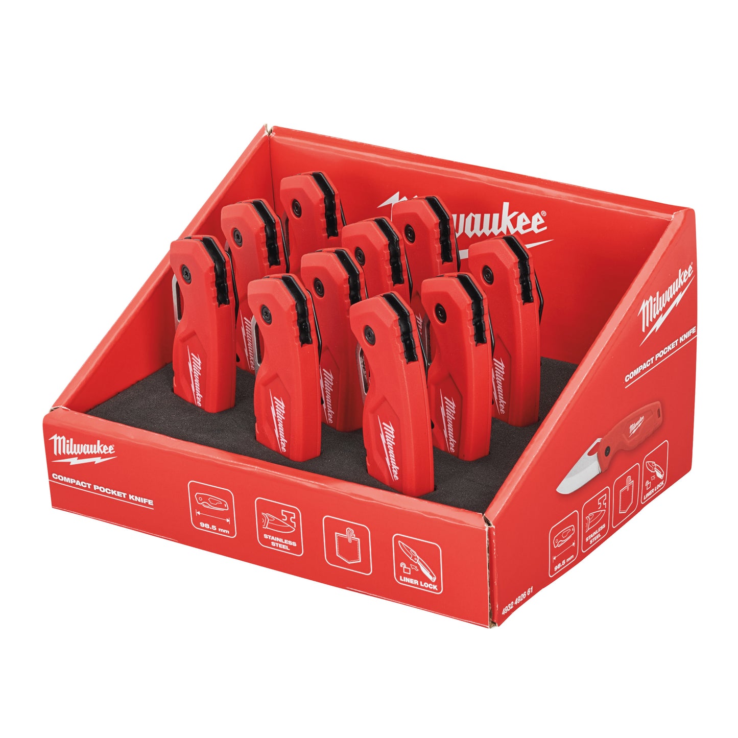 MILWAUKEE Skladací nôž v boxe - 10ks