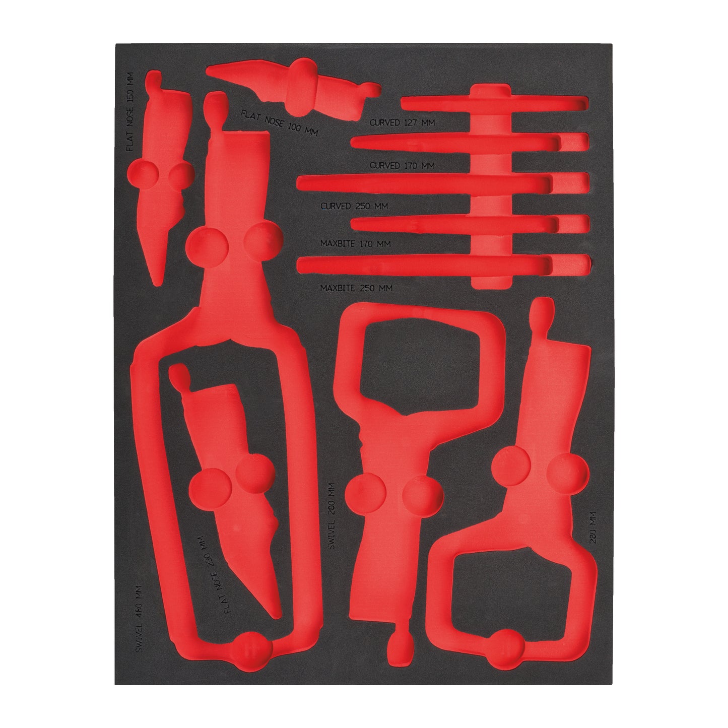 MILWAUKEE Prázdna penová vložka pre GRIP kliešte - 11ks