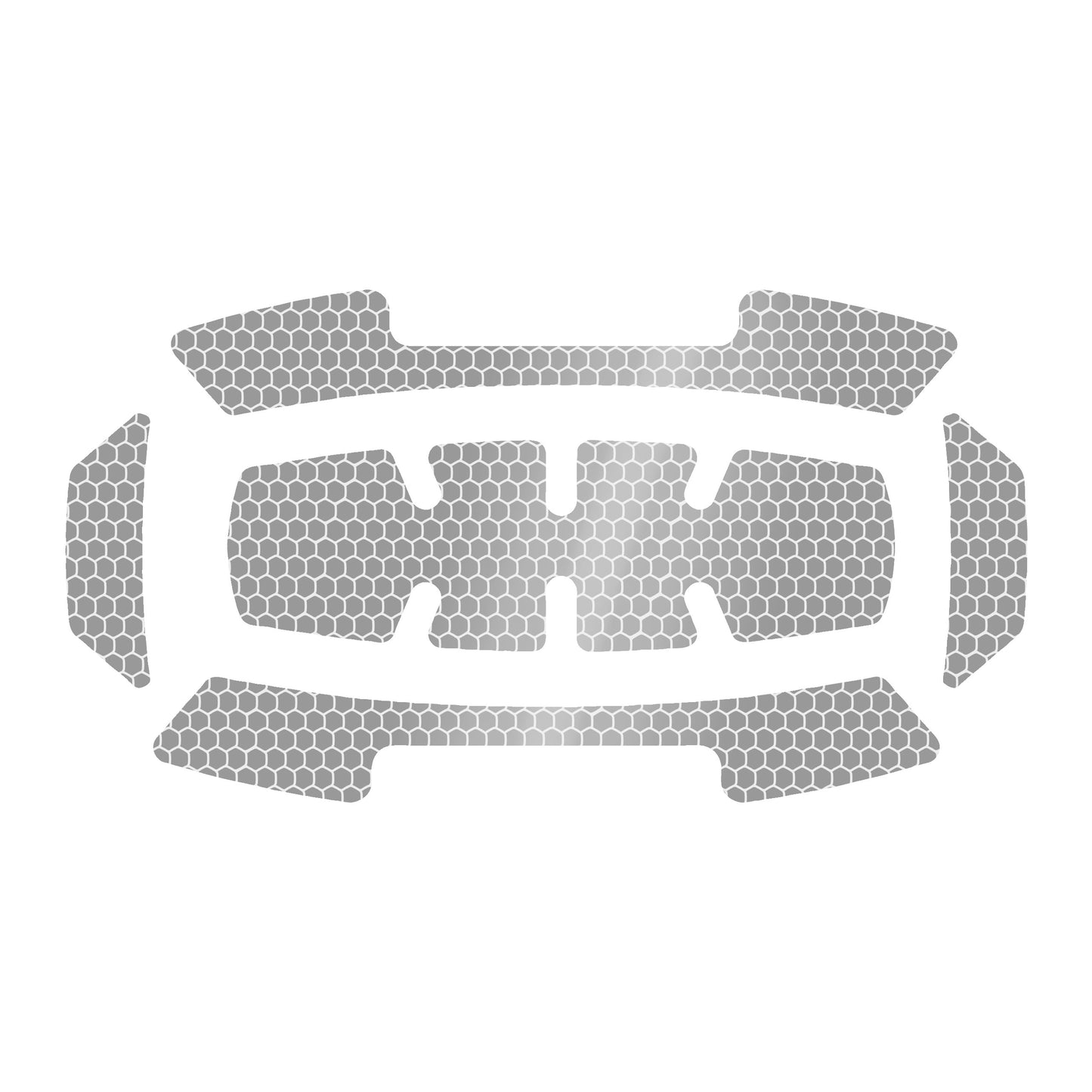 MILWAUKEE BOLT reflexná nálepka - strieborná