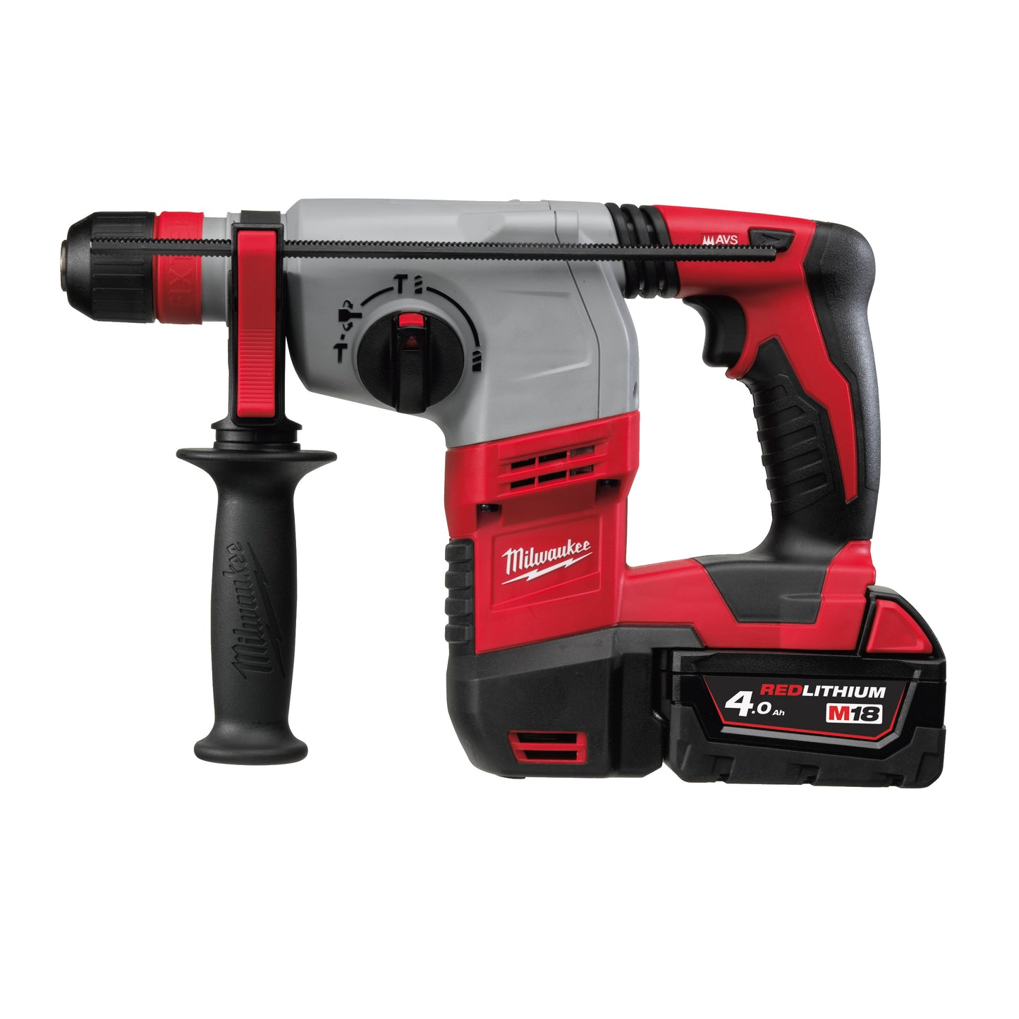 MILWAUKEE M18™ 4-režimové kladivo SDS-plus so skľučovadlom FIXTEC™