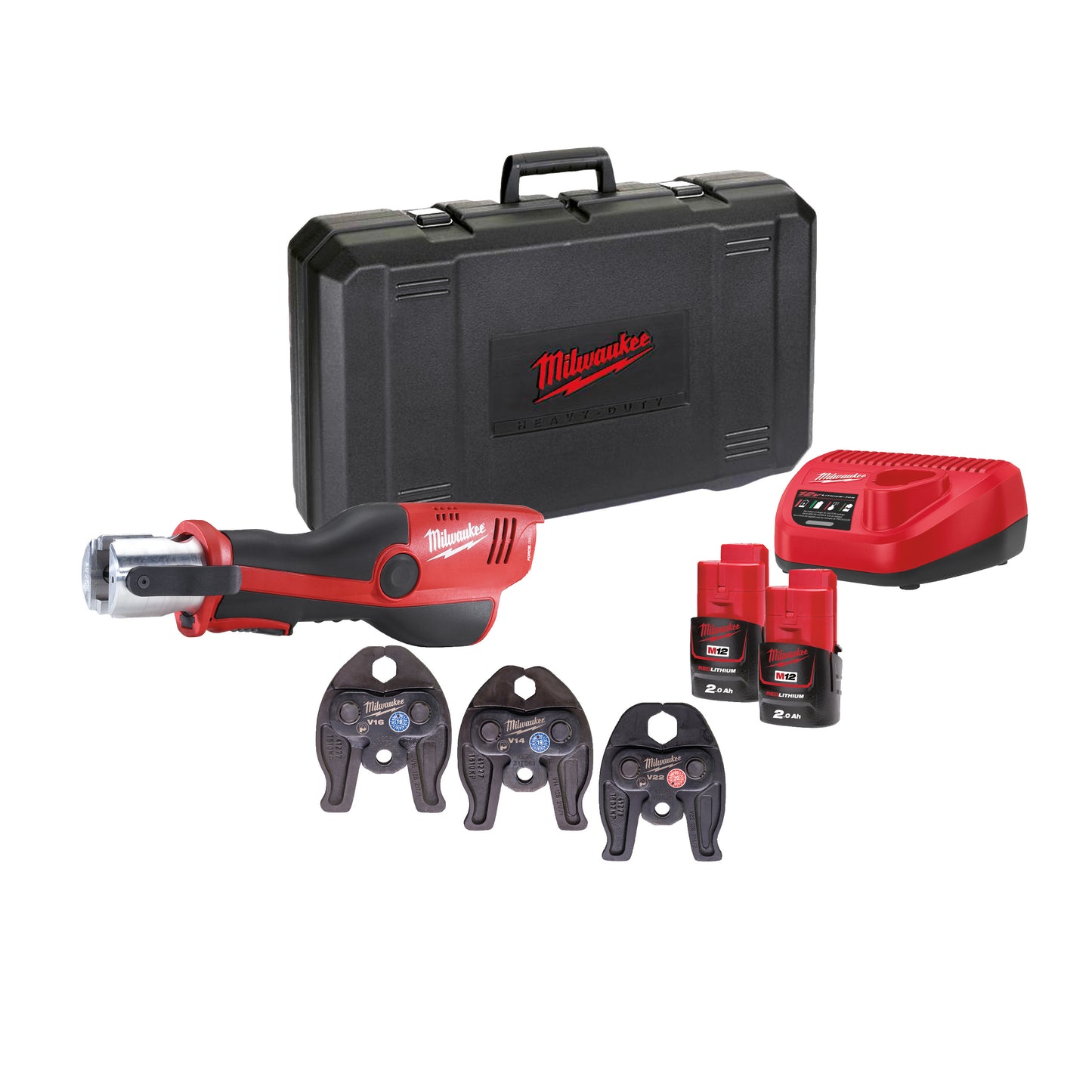 MILWAUKEE M12™ kompaktné Force Logic™ hydraulické lisovacie náradie