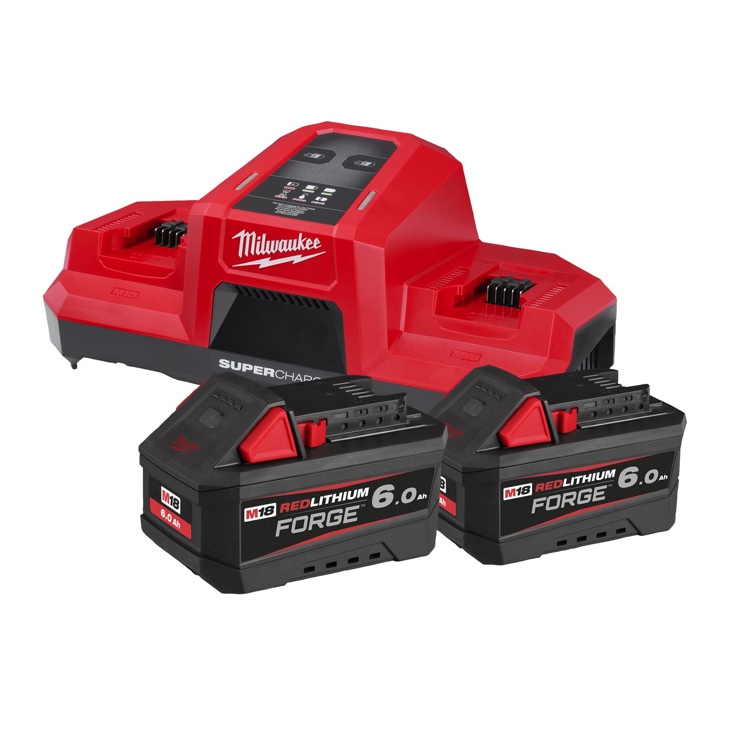 MILWAUKEE M18 FORGE Sada akumulátora a nabíjačky