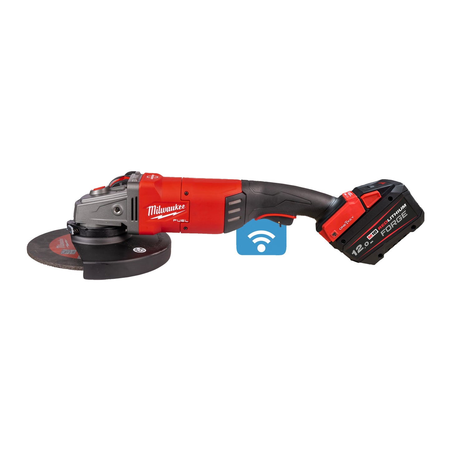 MILWAUKEE M18™ 230 mm uhlová brúska s brzdou a lopatkovým spínačom