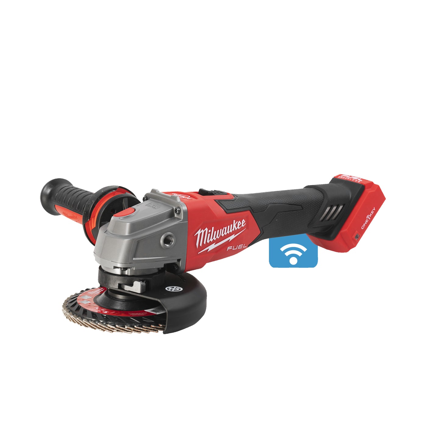 MILWAUKEE M18 FUEL™ ONE-KEY™ 125 mm Uhlová brúska s brzdou a posuvným spínačom
