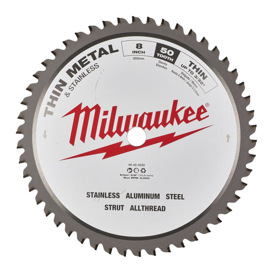 MILWAUKEE Pílový kotúč na kov 203/15,87/50z,