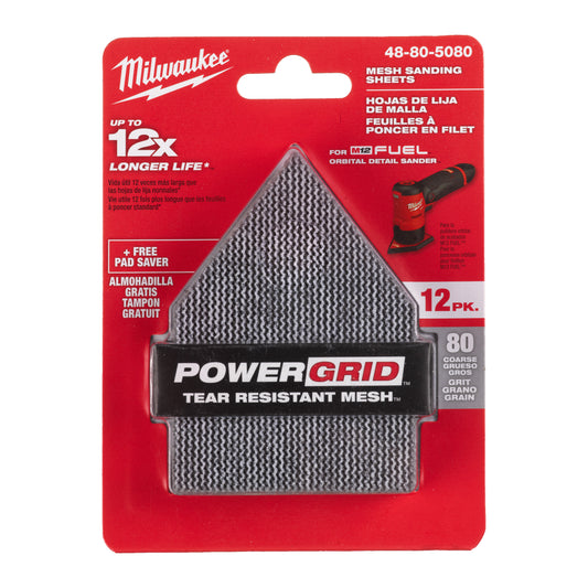 MILWAUKEE Brúsna podložka 67x92 HL G120 pre M12FDSS - 13ks