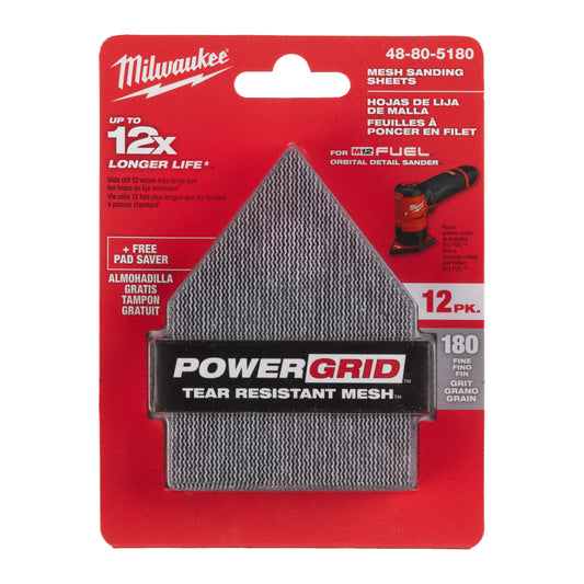 MILWAUKEE Brúsna podložka 67x92 HL G180 pre M12FDSS - 13ks