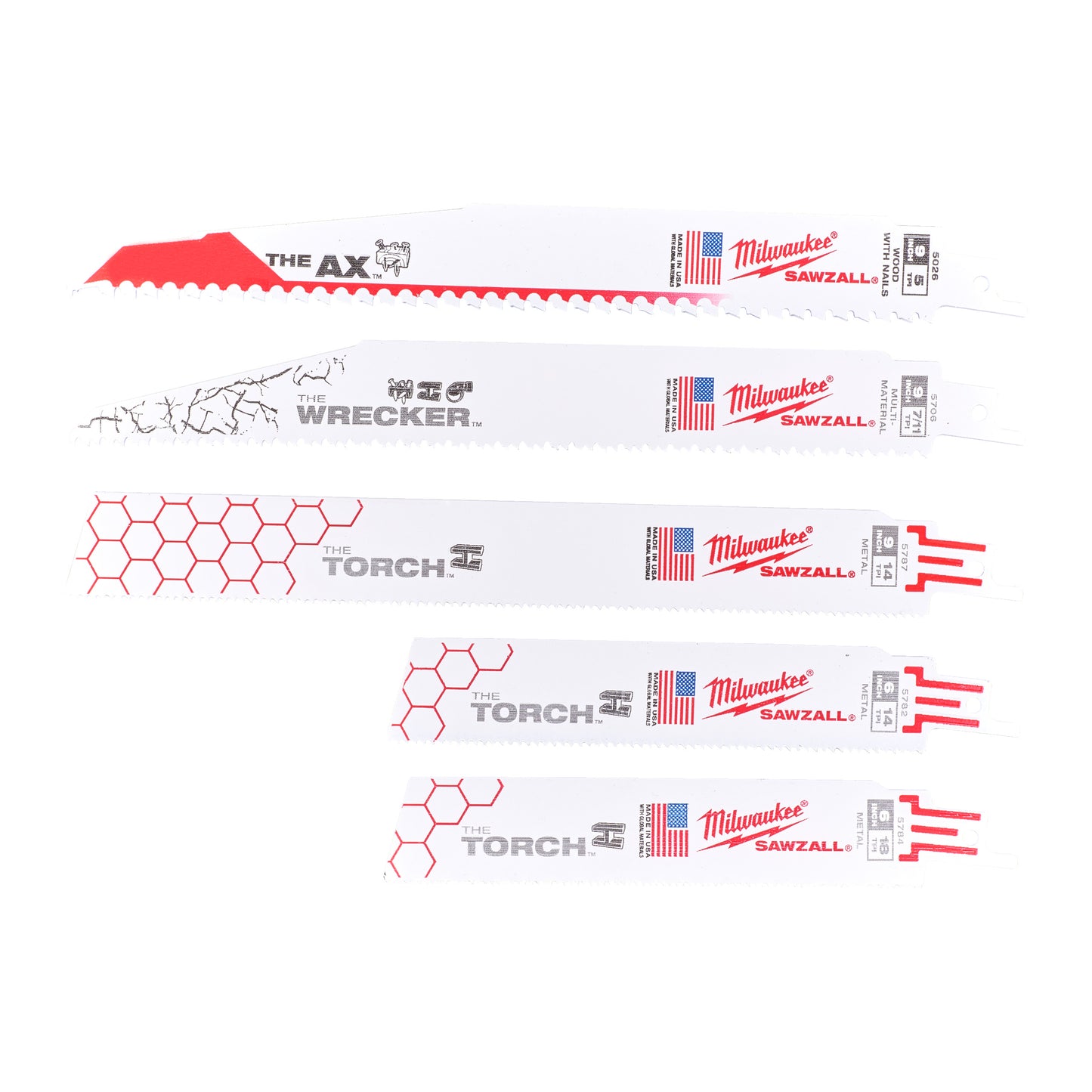 MILWAUKEE Sada pílových plátkov  5 ks