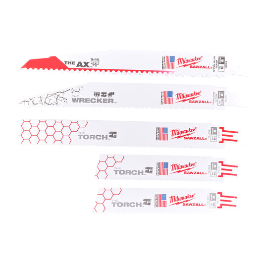 MILWAUKEE Sada pílových plátkov  5 ks