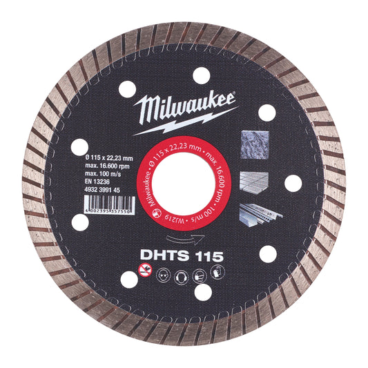 MILWAUKEE Diamantový kotúč DHTS 115 × 22,2 mm