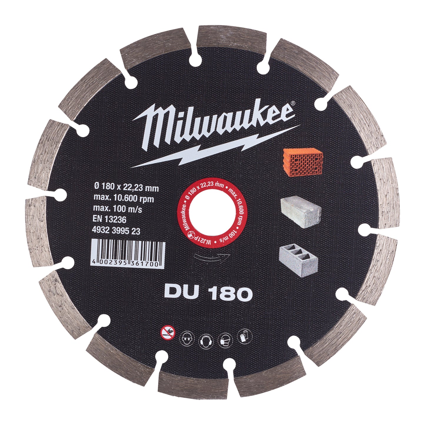 MILWAUKEE Diamantový kotúč DU 180 × 22,2 mm