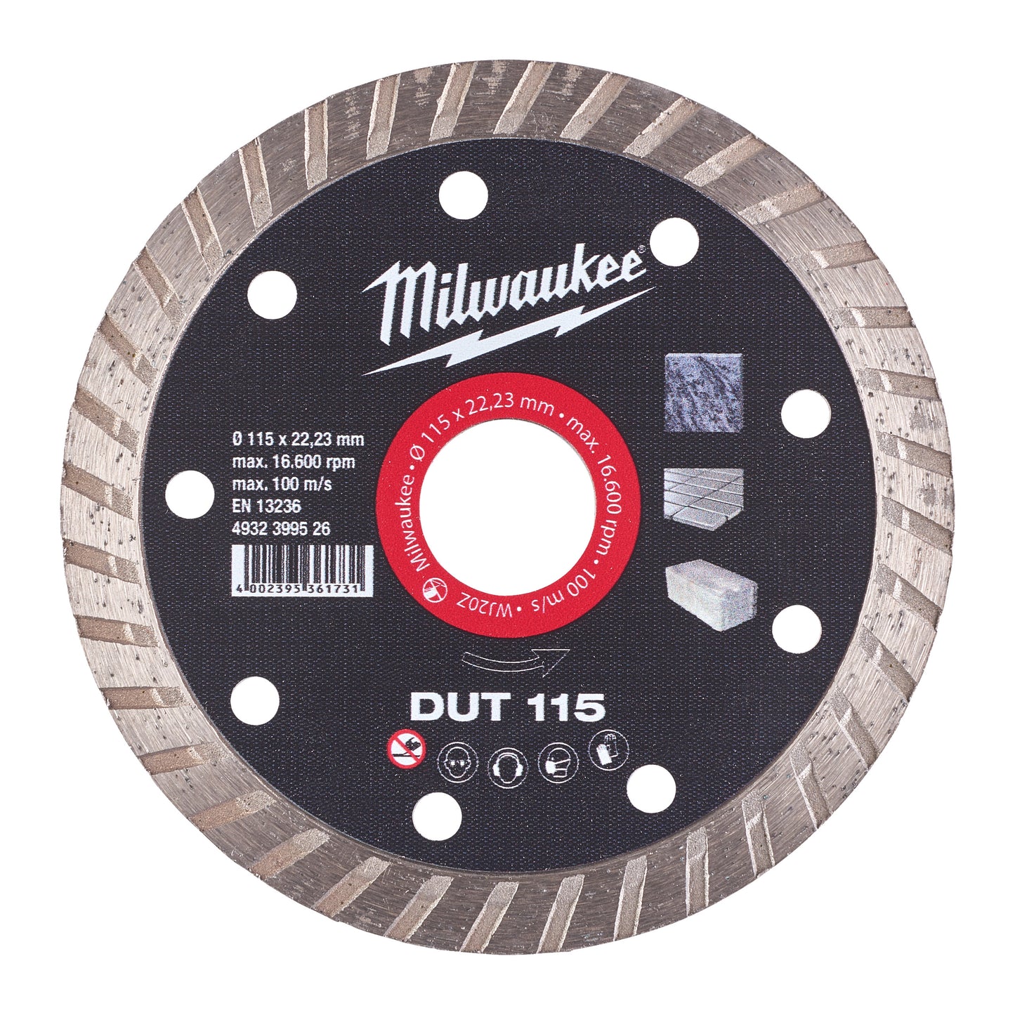 MILWAUKEE Diamantový kotúč DUT 115 × 22,2 mm