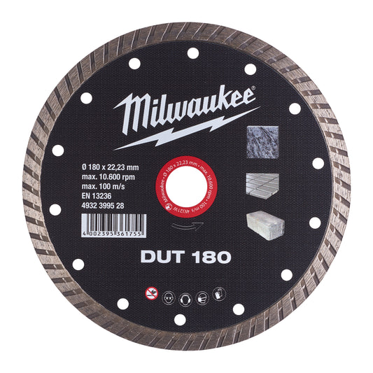 MILWAUKEE Diamantový kotúč DUT 180 × 22,2 mm