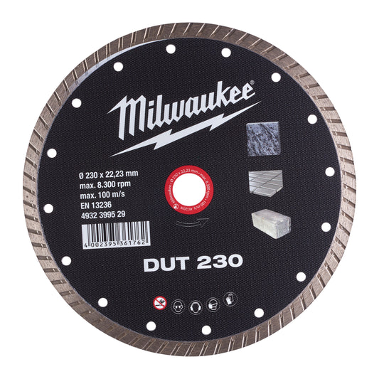 MILWAUKEE Diamantový kotúč DUT 230 × 22,2 mm
