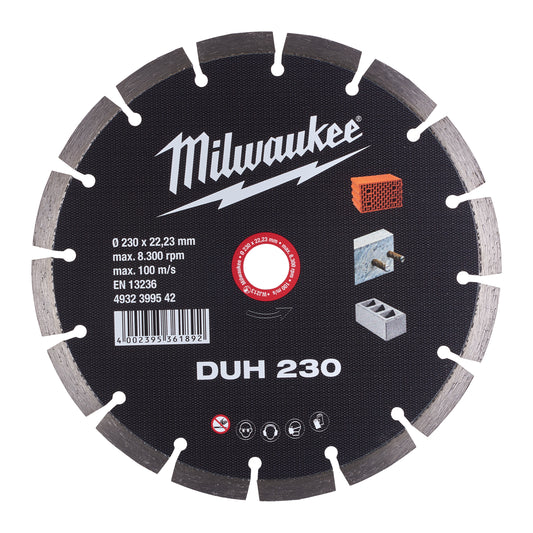 MILWAUKEE Diamantový kotúč DUH 230 × 22,2 mm