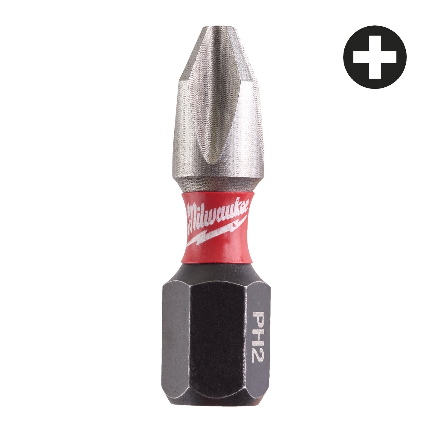 MILWAUKEE Skrutkovacie bity ShW PH2 25 mm – 25 ks