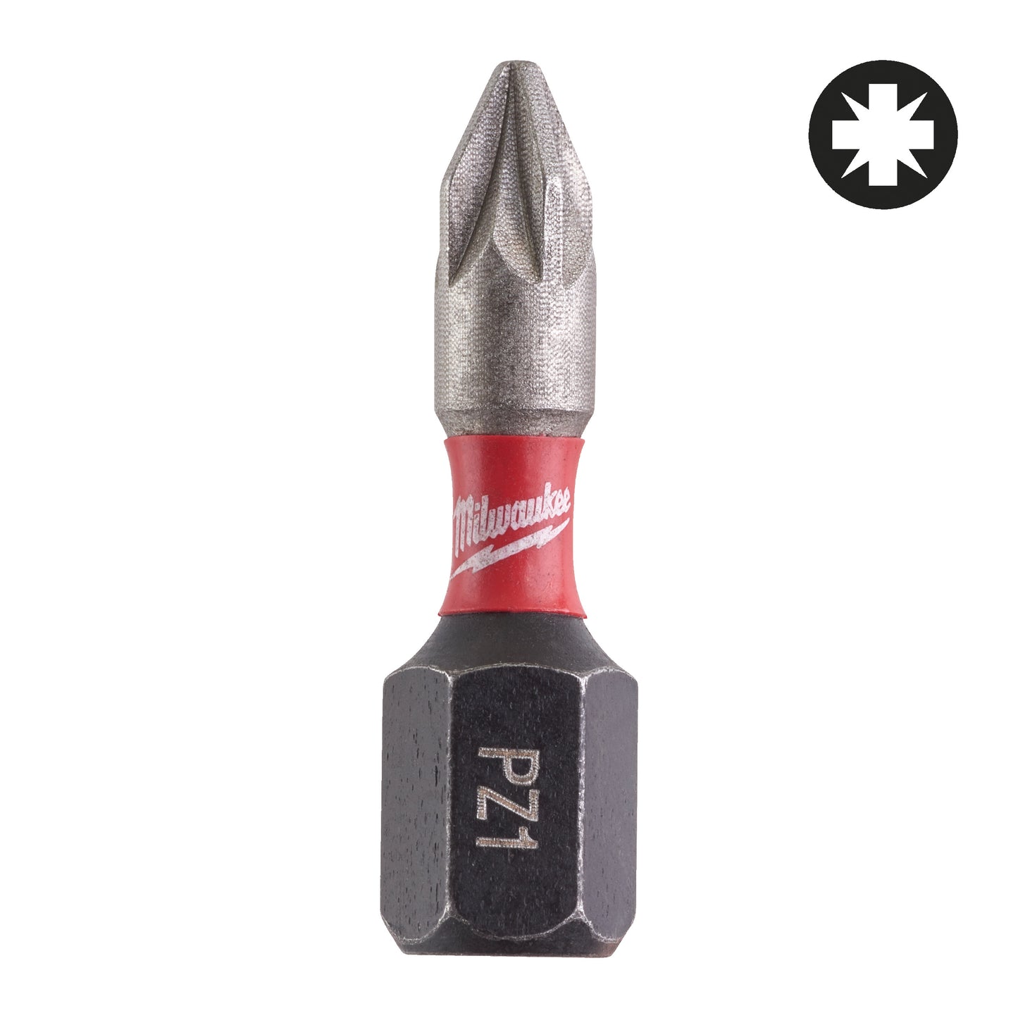 MILWAUKEE Skrutkovacie bity ShW PZ1 25 mm – 25 ks