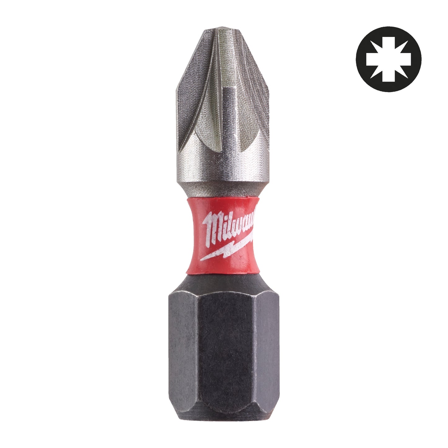 MILWAUKEE Skrutkovacie bity ShW PZ2 25 mm – 25 ks