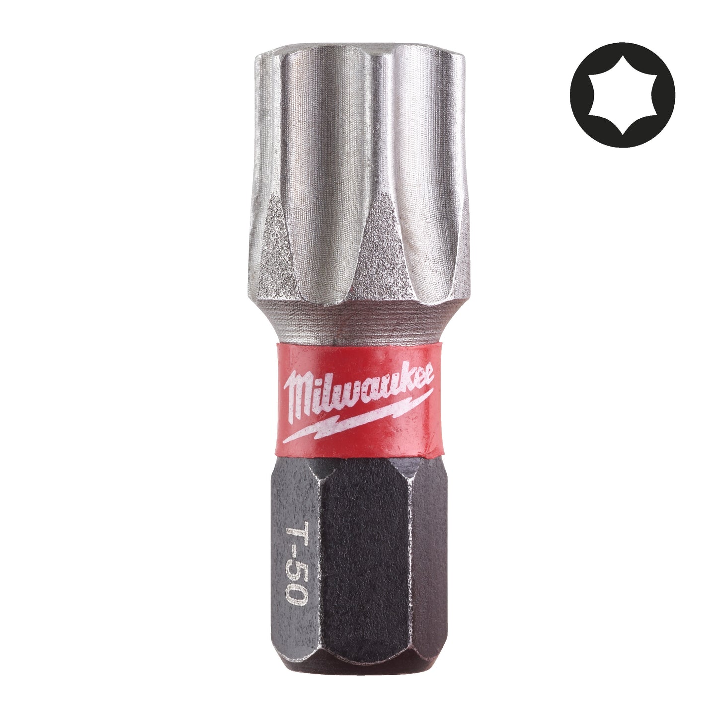 MILWAUKEE Skrutkovacie bity ShW TX50 25 mm – 15 ks