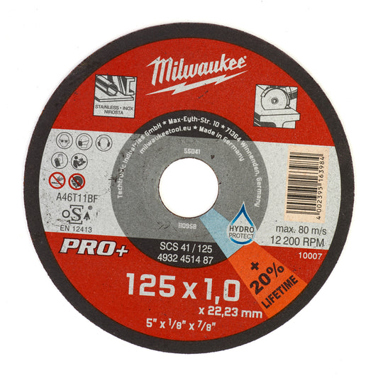 MILWAUKEE CutWSCS 41/125 × 1 PRO+ rezný kotúč – 200 ks