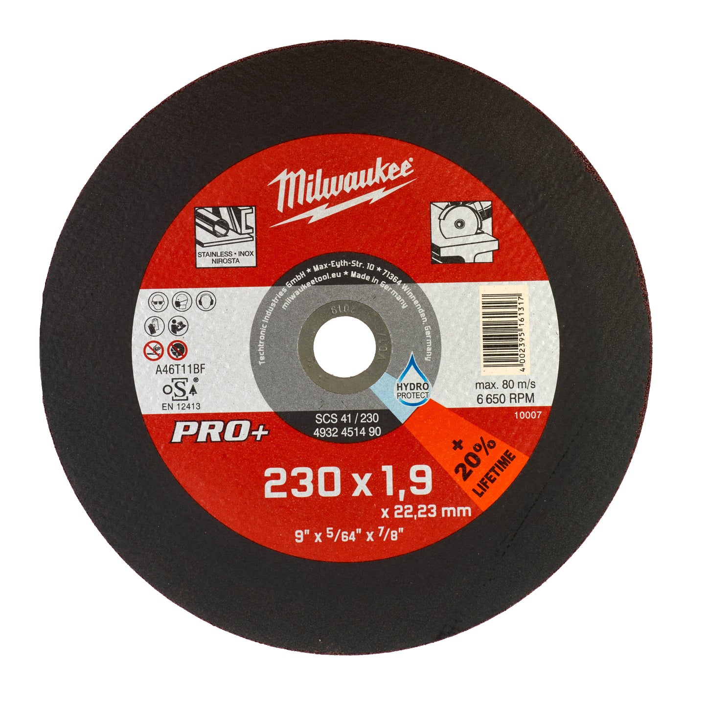 MILWAUKEE CutWSCS 41/230 × 1,9 PRO+ rezný kotúč – 1 ks