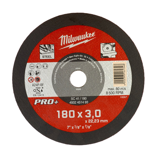 MILWAUKEE CutWSC 41/180 × 3 PRO+ rezný kotúč – 1 ks