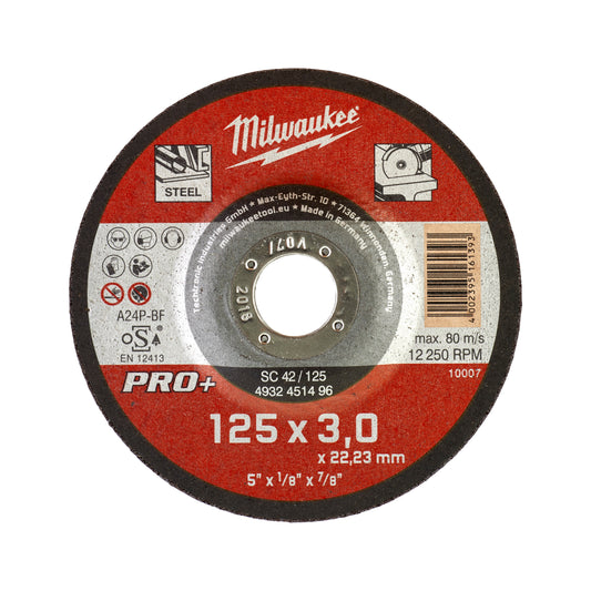 MILWAUKEE CutWSC 42/125 × 3 PRO+ rezný kotúč – 1 ks