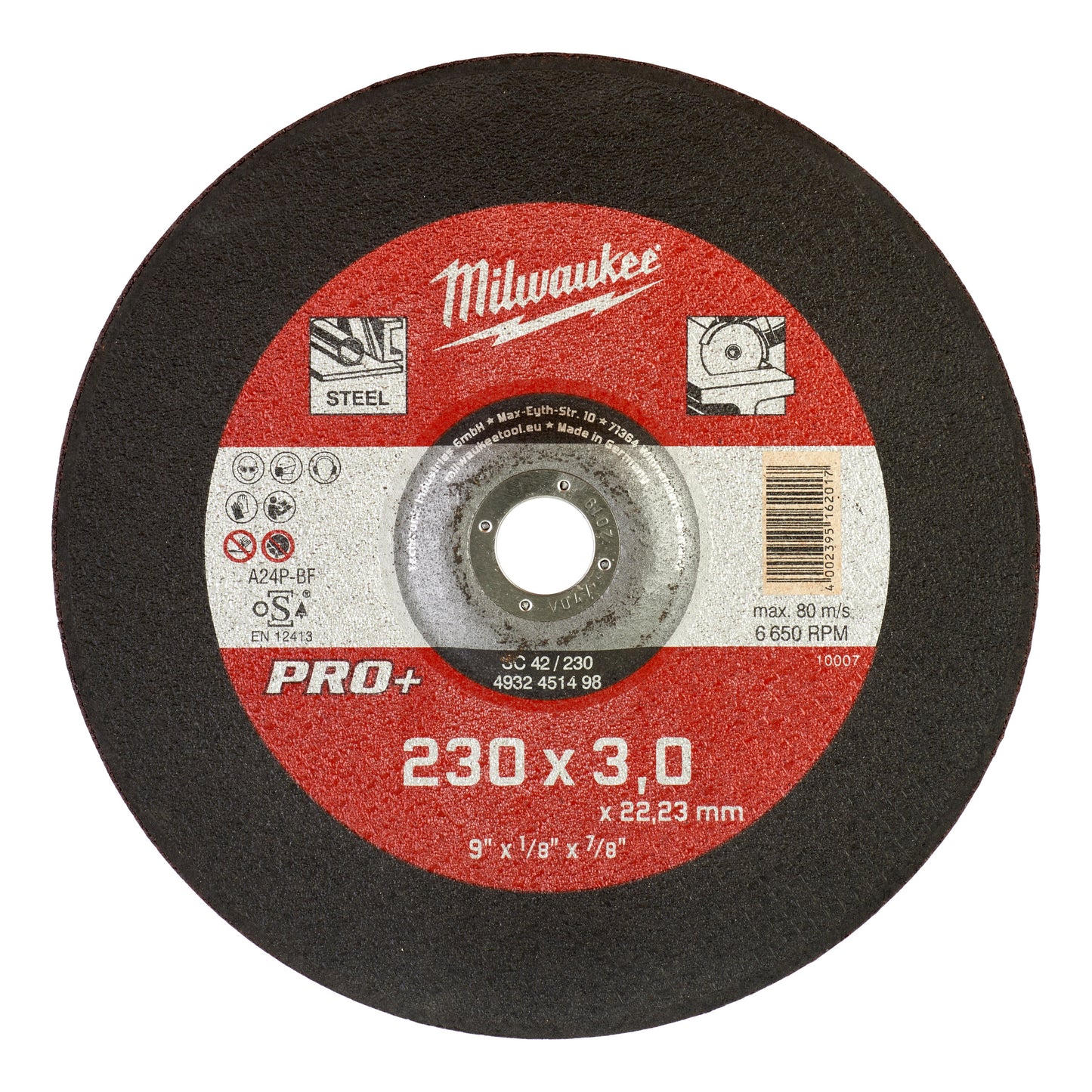 MILWAUKEE CutWSC 42/230 × 3 PRO+ rezný kotúč – 1 ks
