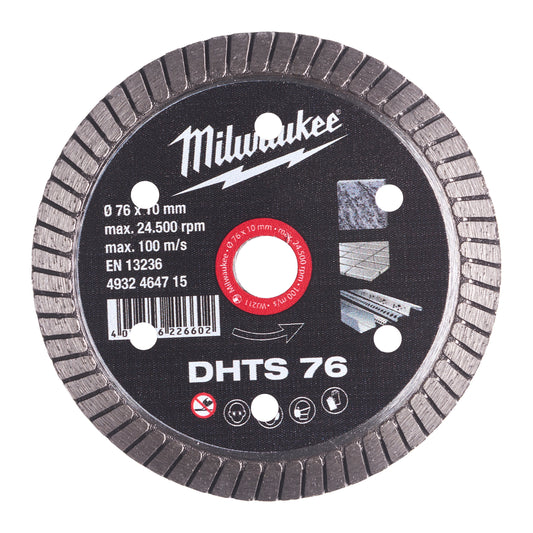 MILWAUKEE Diamantový kotúč 76mm pre M12 FCOT
