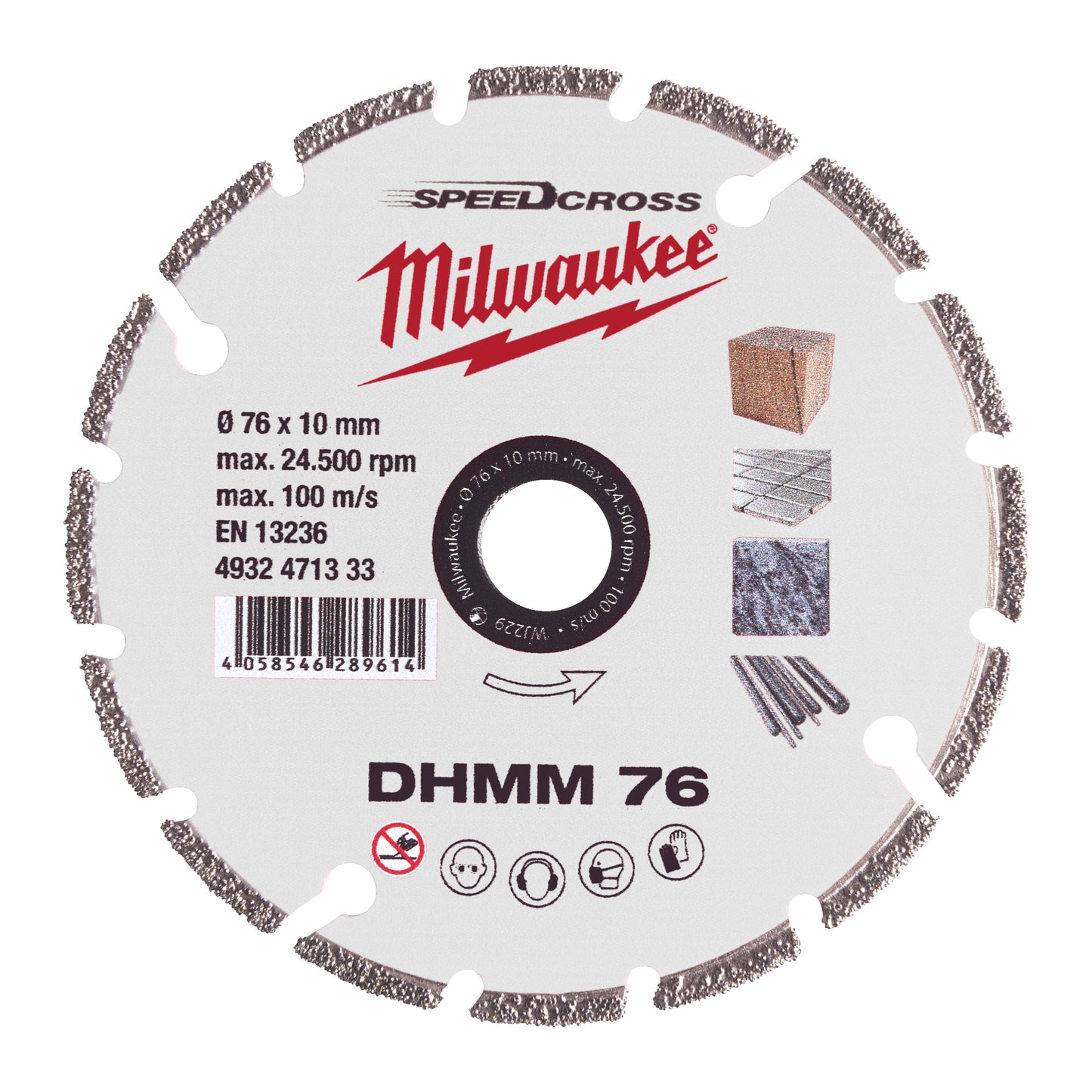 MILWAUKEE DIAMANTOVÝ KOTÚČ MULTI MATERIAL  1KS