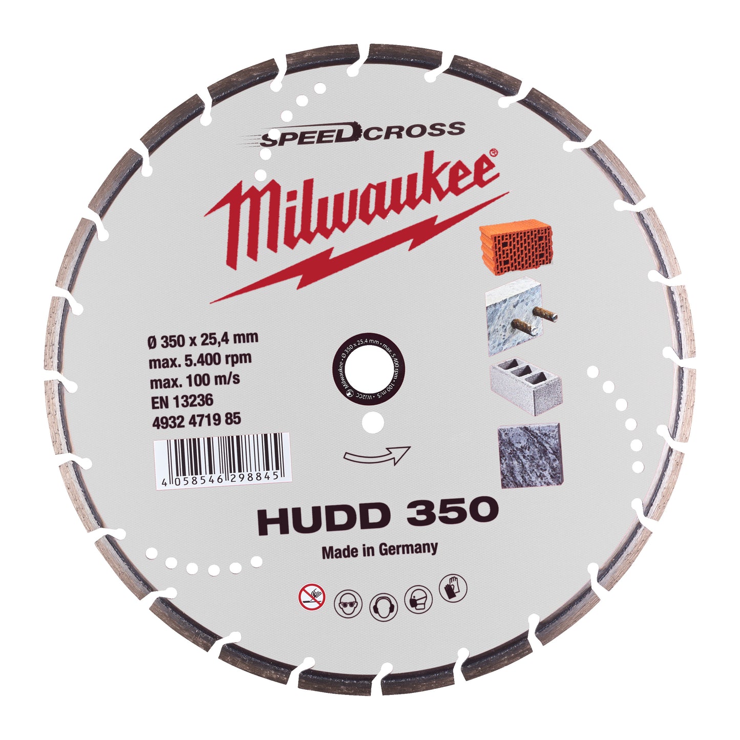 MILWAUKEE Diamantový kotúč HUDD 350 HPP - 1ks