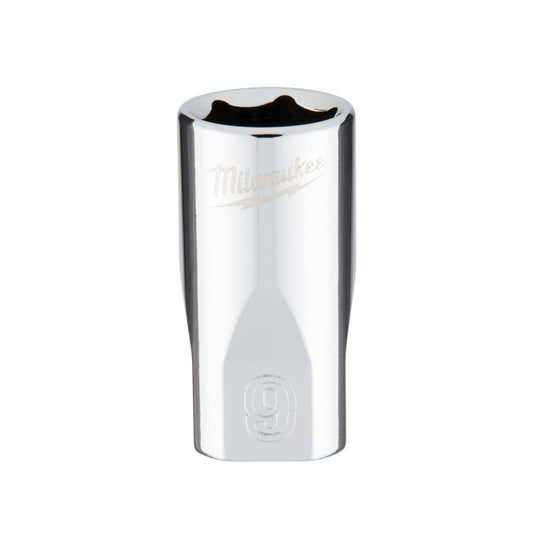 MILWAUKEE 1/4 Nástrčný kľúč, Metrický-9MM