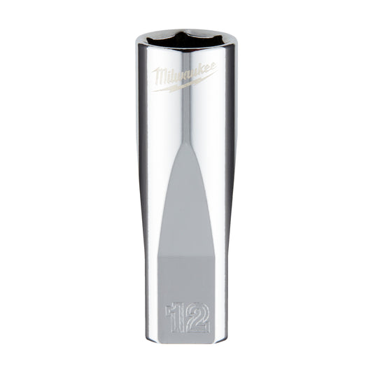 MILWAUKEE 1/4 Nástrčný kľúč, Metrický predĺžený-12MM