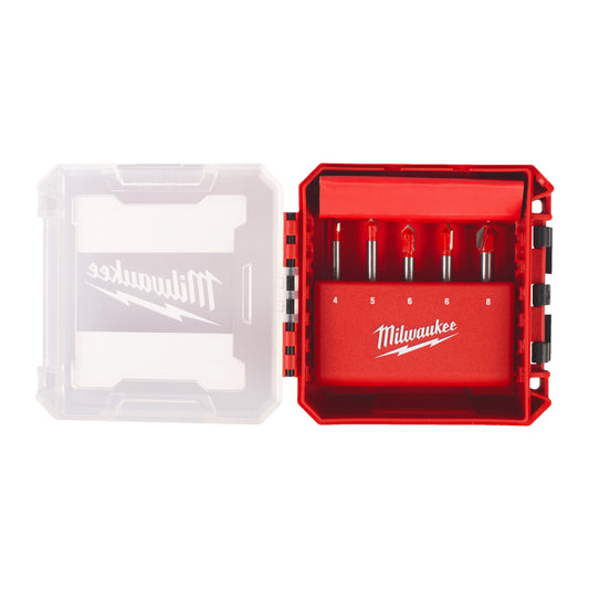 MILWAUKEE Sada vrtákov na keramiku a obkladačky