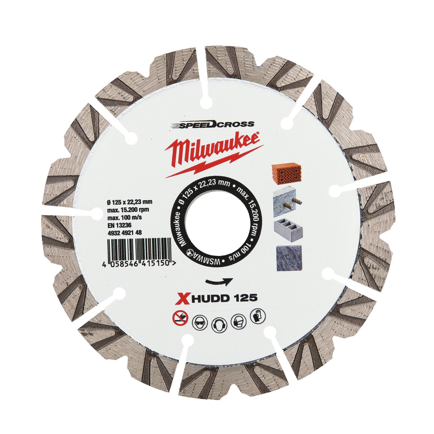 MILWAUKEE Diamantový kotúč X-HUDD 125mm