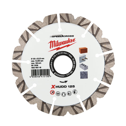 MILWAUKEE Diamantový kotúč X-HUDD 125mm