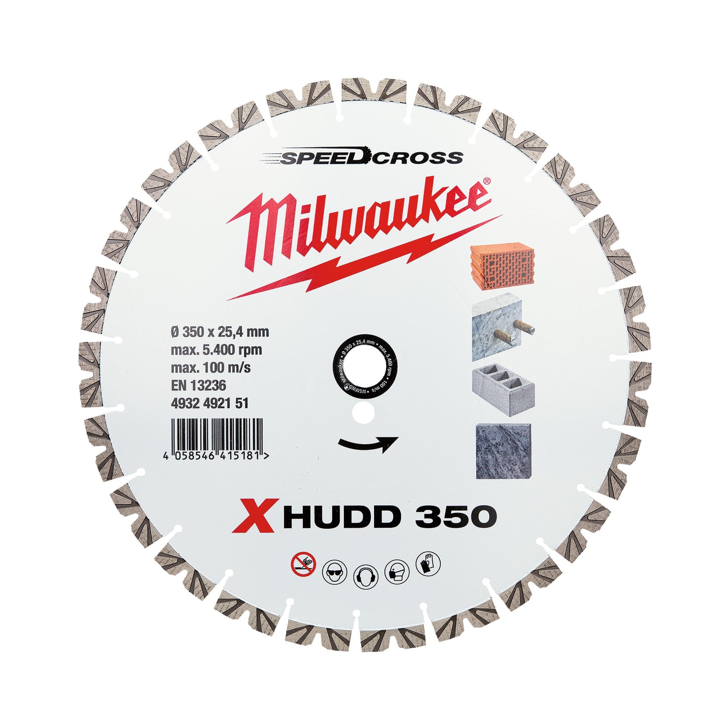 MILWAUKEE Diamantový kotúč X-HUDD 350mm