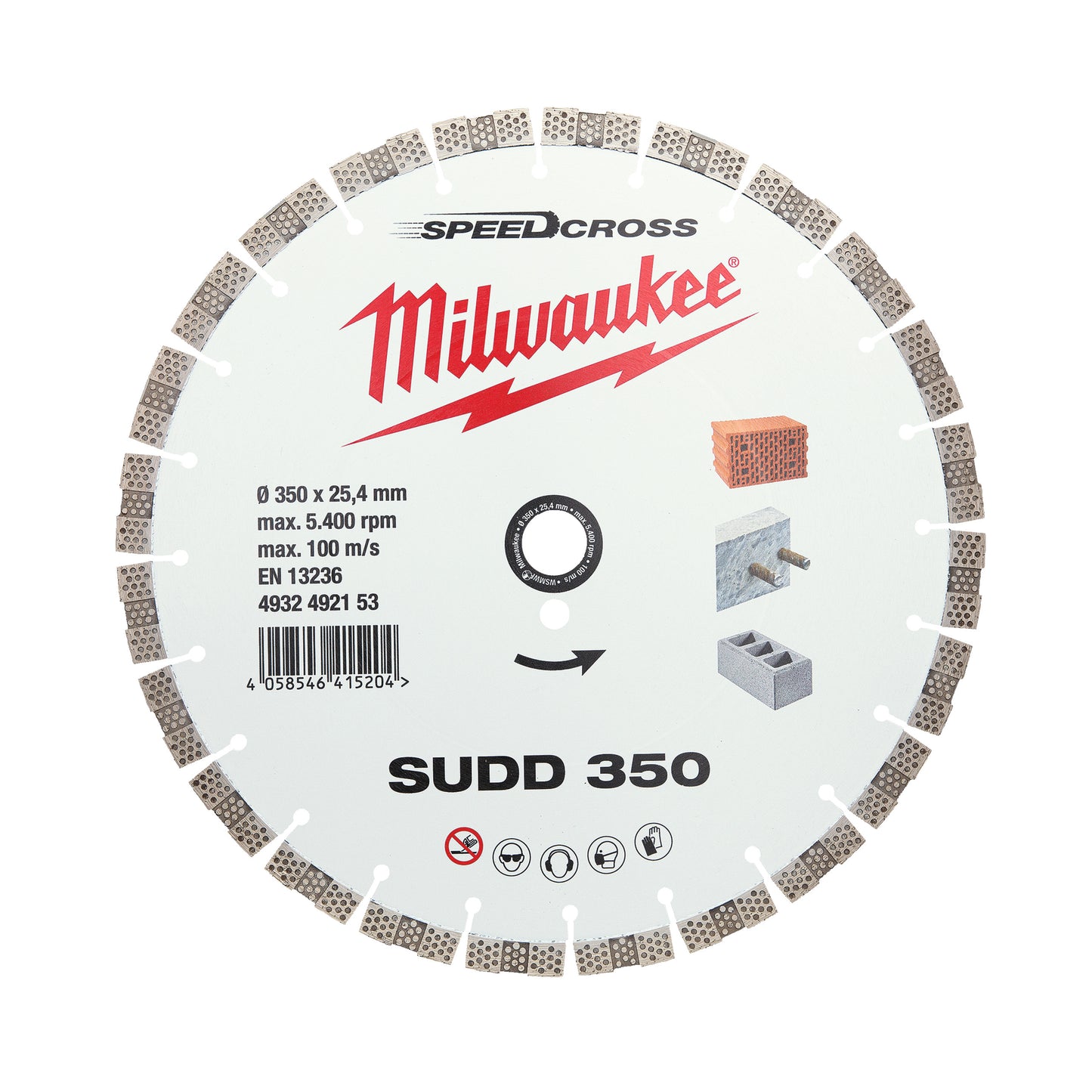MILWAUKEE Diamantový kotúč segmentový SUDD 350mm