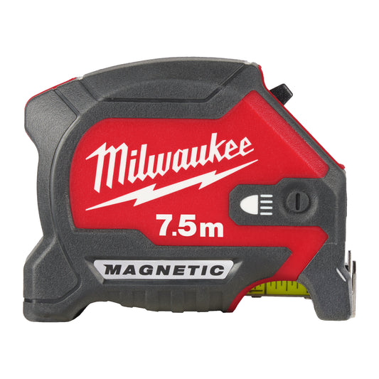 MILWAUKEE Magnetický zvinovací meter s LED 7,5m