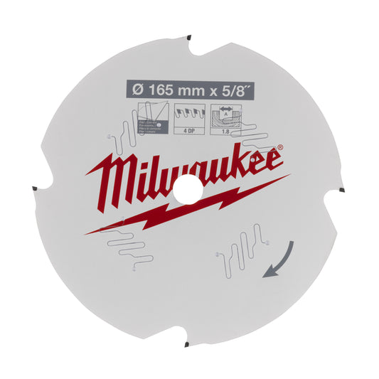 MILWAUKEE Pílový kotúč pre kotúčové píly 165x5/8x1,8X4D s diamantovými zubami