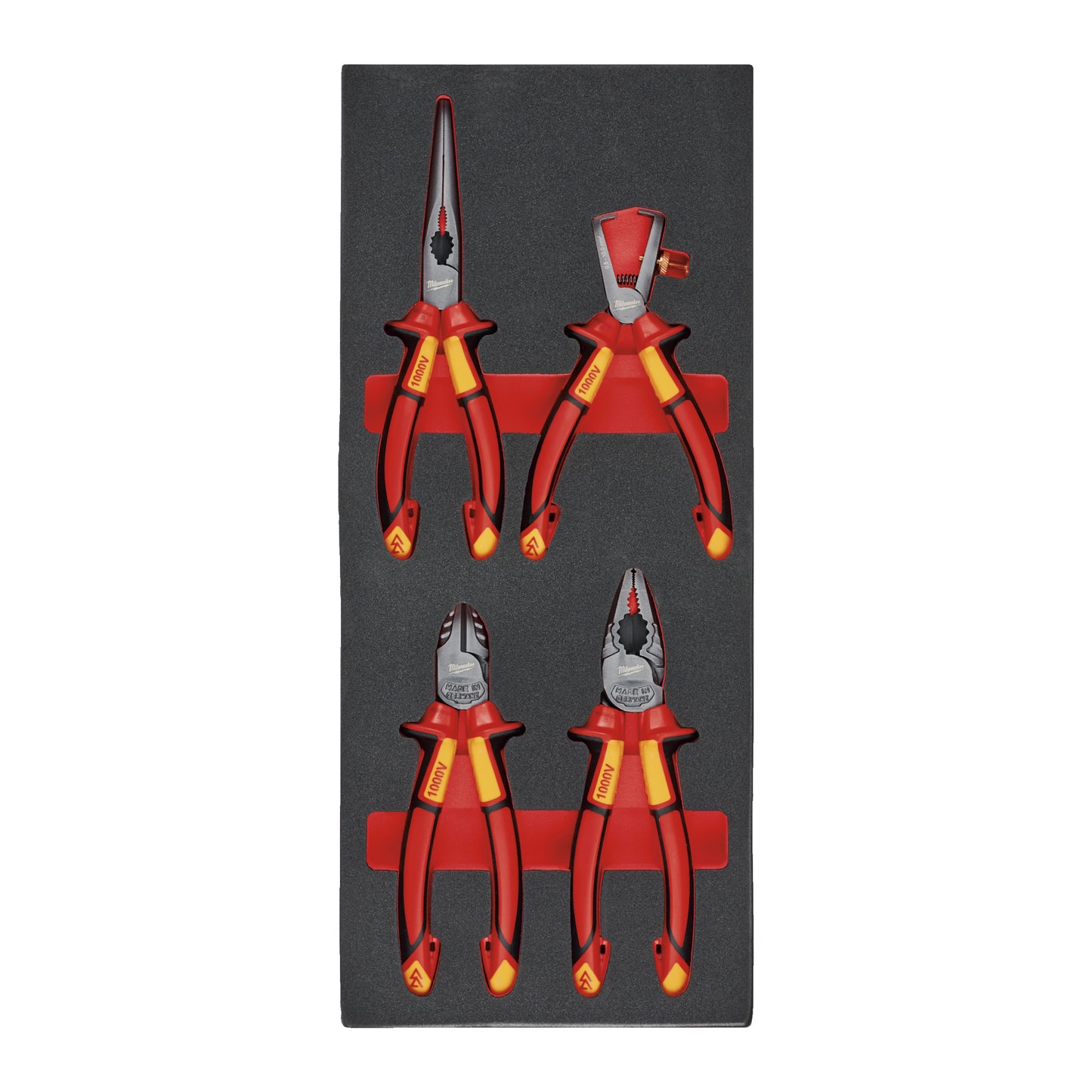 MILWAUKEE Penová vložka pre sadu klieští VDE (4ks)