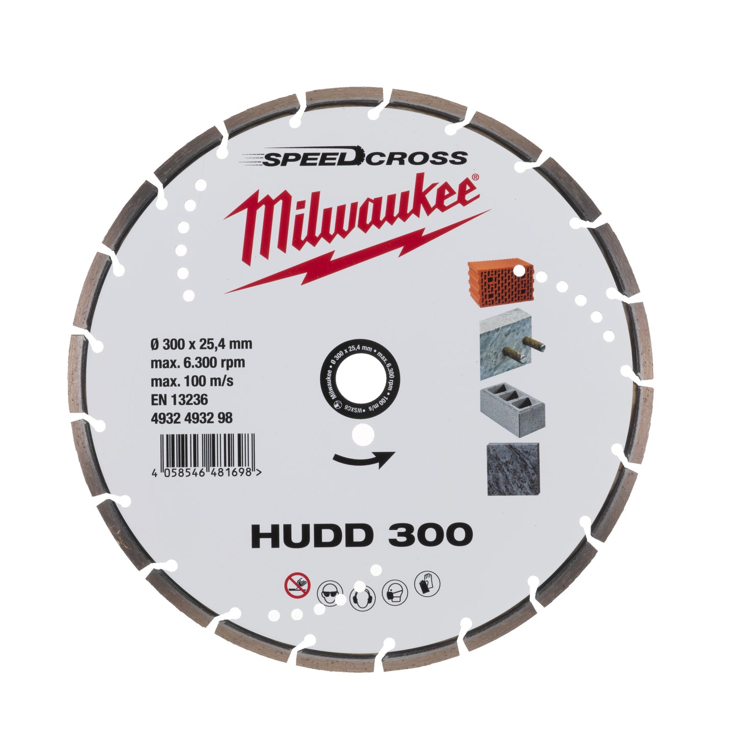 MILWAUKEE Diamantový kotúč Speedcross HUDD 300mm