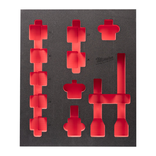 MILWAUKEE Prázdna penová vložka 417x536mm pre 3/4" nástrčné kľúče